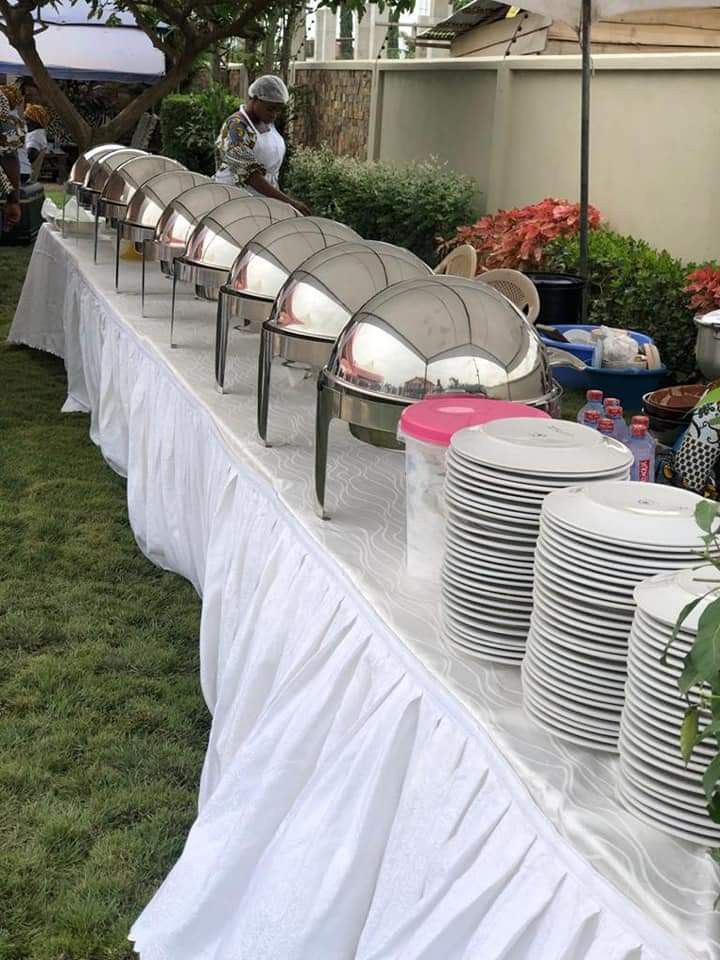 Outdoor event setup